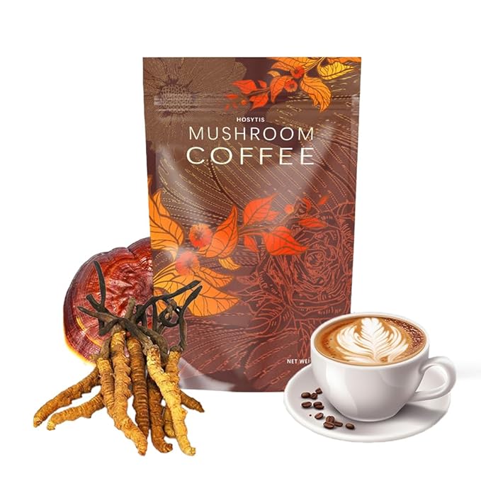 Mushroom Coffee With Lion's Mane, Reishi, Cordyceps, Shiitake, King Trumpet & Turkey Tail Everyday