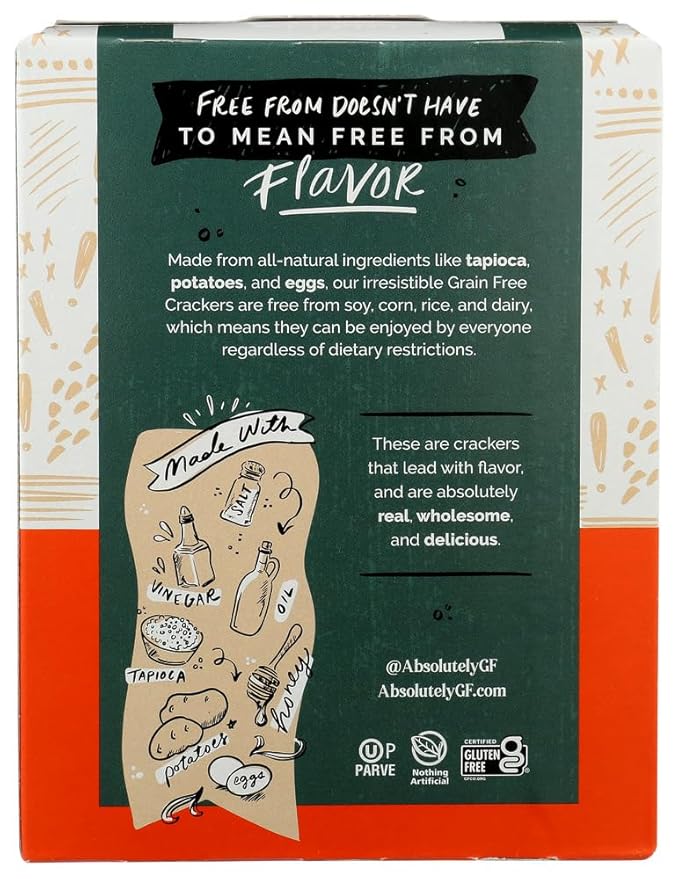 Absolutely Gluten Free Toasted Onion Flatbread, 5.29-Ounce (Pack of 3) by Absolutely Gluten Free