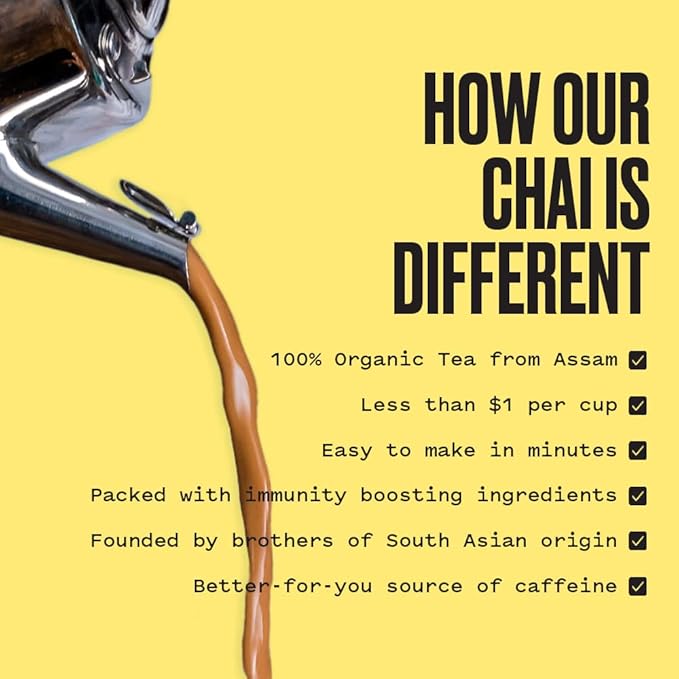 Kolkata Chai Signature Masala Chai & Rose Chai Combo Pack, Makes 40 cups, Premium loose leaf tea