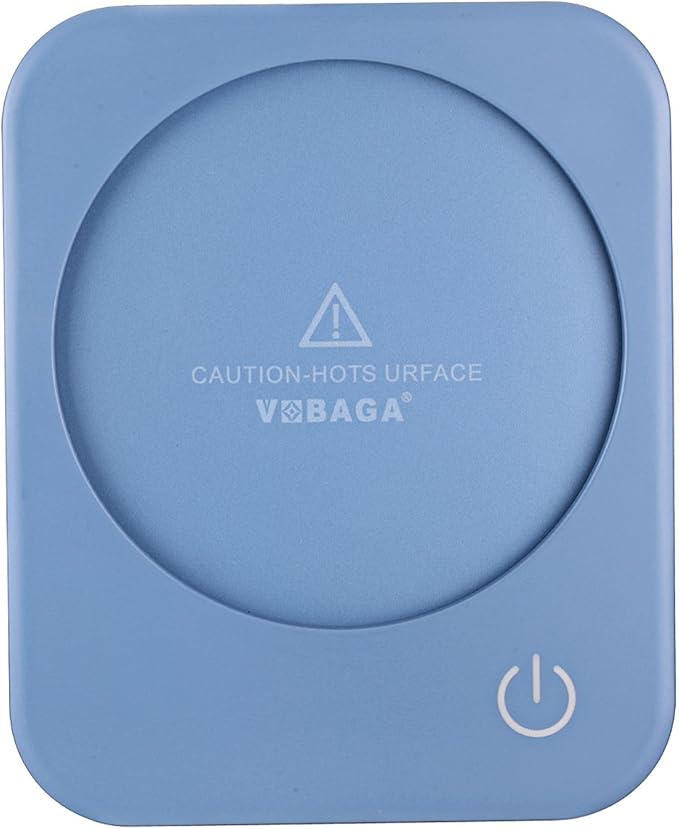 VOBAGA Coffee Mug Warmer, 4 Hours Auto Shut Off Cup Warmer for Office Home Desk with 3 Temperature