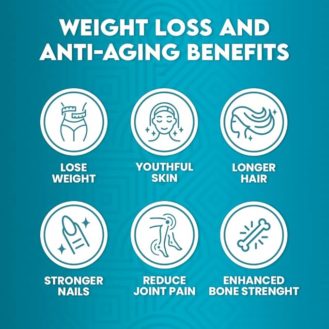 Collagen Protein Coffee Peptides Powder ??for Better Focus, Energy, Digestion, Bloating & Immunity