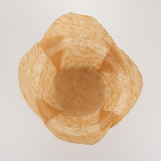 GOLDEN APPLE, 100 Pcs Tulip Cupcake Liner Lotus Parchment Baking Cup Muffin Tins Cups for Weddings