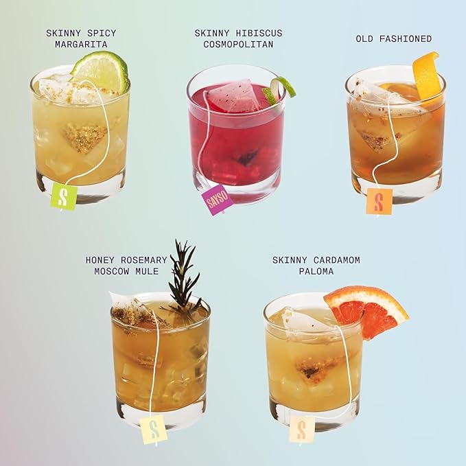 SAYSO Variety Pack | Skinny Mix Includes Spicy Margarita, Cardamom Paloma, Hibiscus Cosmopolitan &