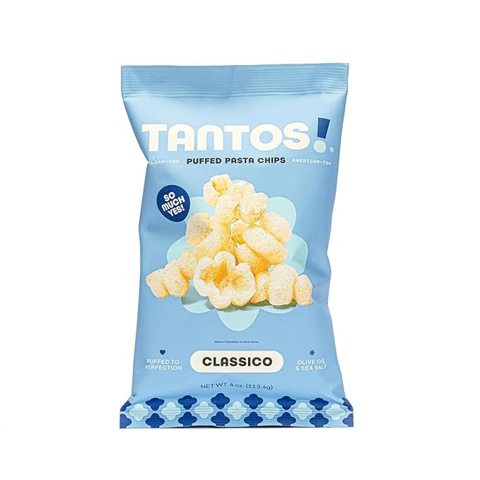 Tantos! Puffed Pasta Chips ??Healthy Pasta Snack by Top Chef Joe Sasto ??Plant-Based, Low Calorie