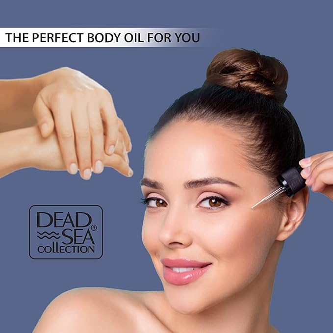 Dead Sea Collection Body Oil for Dry Skin - Collagen & Vitamin E - Moisturizing & Nourishing