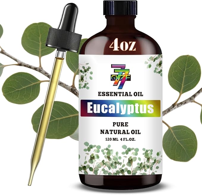 Eucalyptus Essential Oil (4 oz/120 ml) ??Eucalyptus Oils for Aromatherapy, diffusers, humidifiers