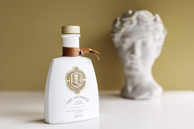 The Governor Limited Edition Extra Virgin Olive Oil - Unfiltered, Cold-Pressed, Early Harvest