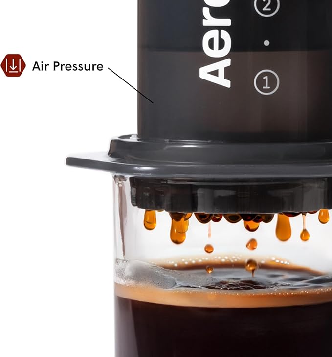AeroPress Original Coffee and Espresso-style Maker, Barista Level Portable Coffee Maker with