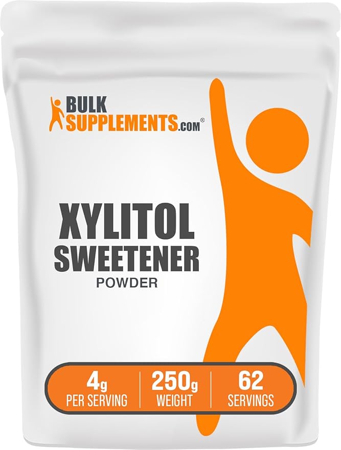 BulkSupplements.com Xylitol Powder - Xylitol Sweetener, Sugar Substitute For Baking & Cooking - Low