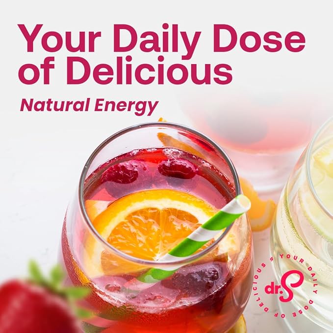 Dr. Smoothie Refreshers Strawberry Acai ??Made with Real Fruit Juice ??Drink Concentrate, No