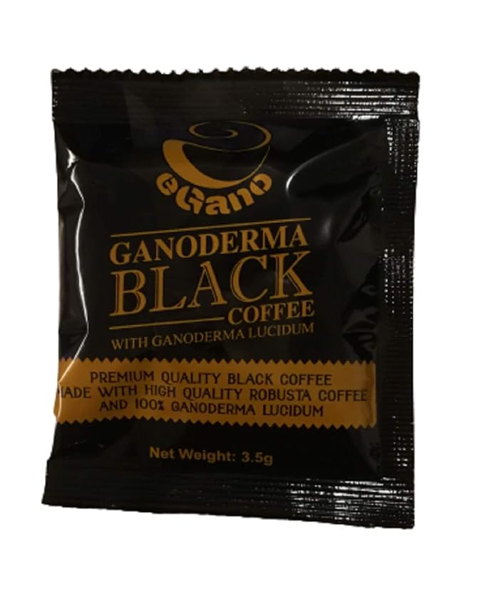 1 Box eGano Ganoderma Black Coffee (3.5g x 30 Sachets) - Premium Quality Instant Coffee With