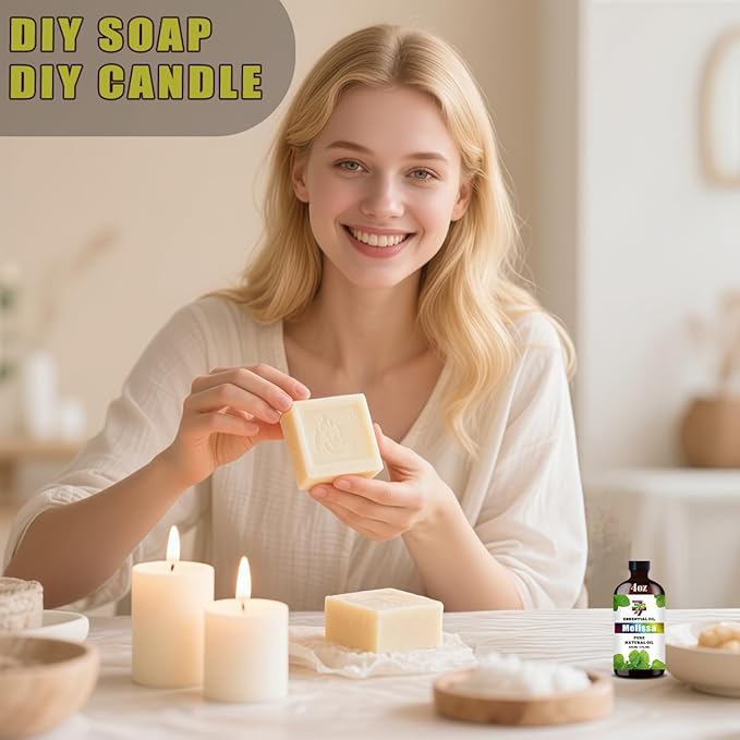 Melissa Essential Oil (4 oz/120 ml) ??Melissa Oils for Aromatherapy, diffusers, humidifiers, Home