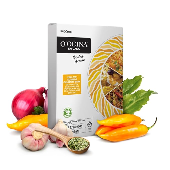 Yellow Sofrito Base by Gastón Acurio for Latinoamerican Recipes, Gluten Free Taco Seasoning with