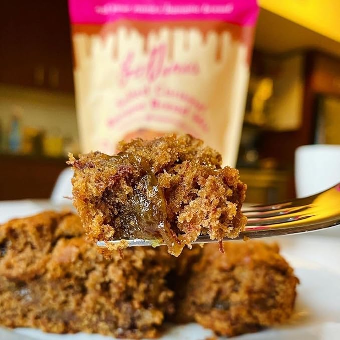 GoNanas Salted Caramel Oat Flour Banana Bread Mix, Suitable for Plant Based Vegan Diets, Gluten