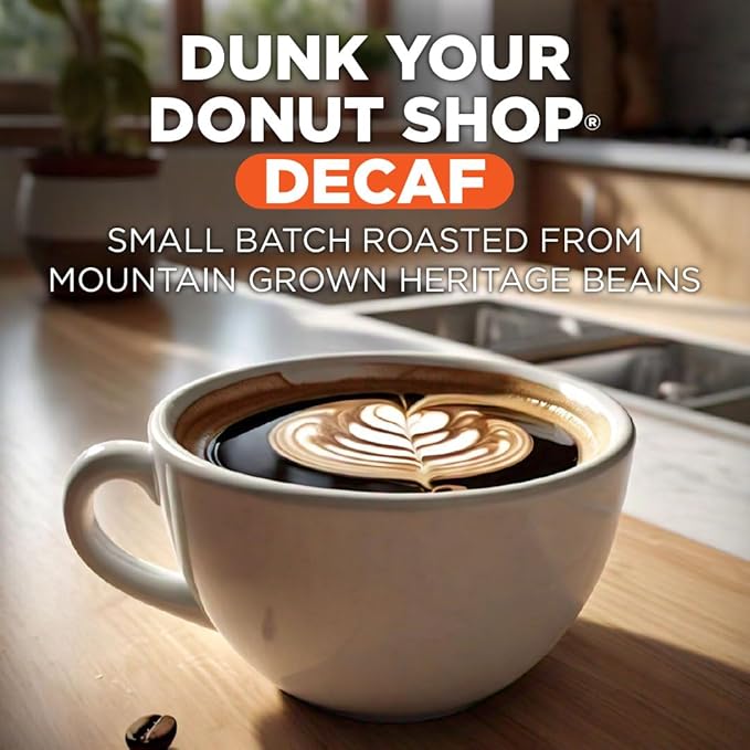 Maud's Decaf Donut Shop Coffee Pods, 100 ct, Decaffeinated Light Roast Coffee in Recyclable Single