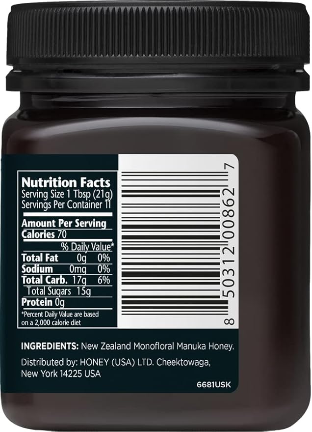 MANUKA DOCTOR - MGO 925+ Manuka Honey Monofloral, 100% Pure New Zealand Honey. Certified.