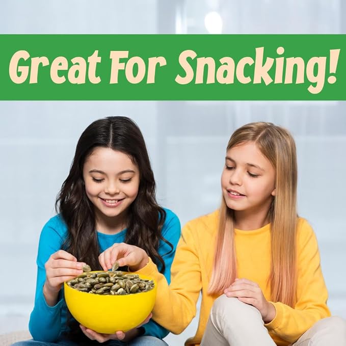 Sincerely Nuts Shelled Pepitas Pumpkin Seeds Salted (5 lb bag) | Delicious Nutrient Dense Low Carb