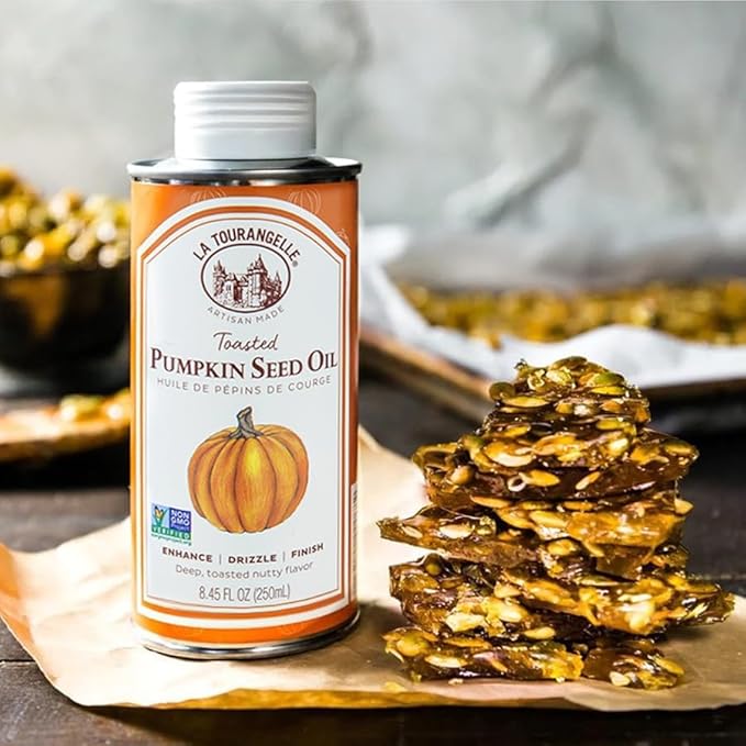 La Tourangelle, Toasted Pumpkin Seed Oil, Great for Cooking, Salad Dressings, Pastas, and Spreads
