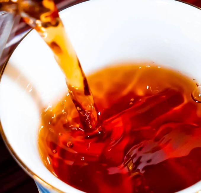 HOYNISE – USDA Organic Pu-erh Tea Loose Leaf- Chinese Yunnan Ripe Puerh Tea - Zero Artificial