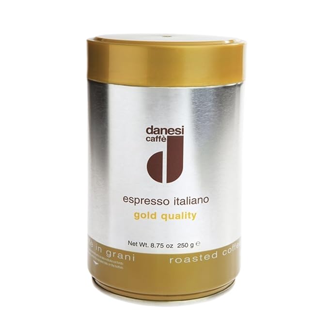 Danesi Caffe Italian Whole Coffee Beans - Espresso Coffee Beans and Medium Roast Whole Bean