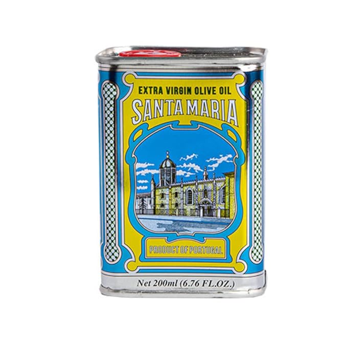 Extra Virgin Olive Oil - Santa Maria Portuguese Vintage Metal Tin - 200ml. This is a brand with