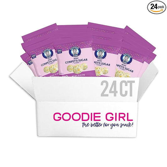 Goodie Girl Mini Confetti Sugar Cookies – Peanut Free, Gluten Free, No Artificial Ingredients – 100