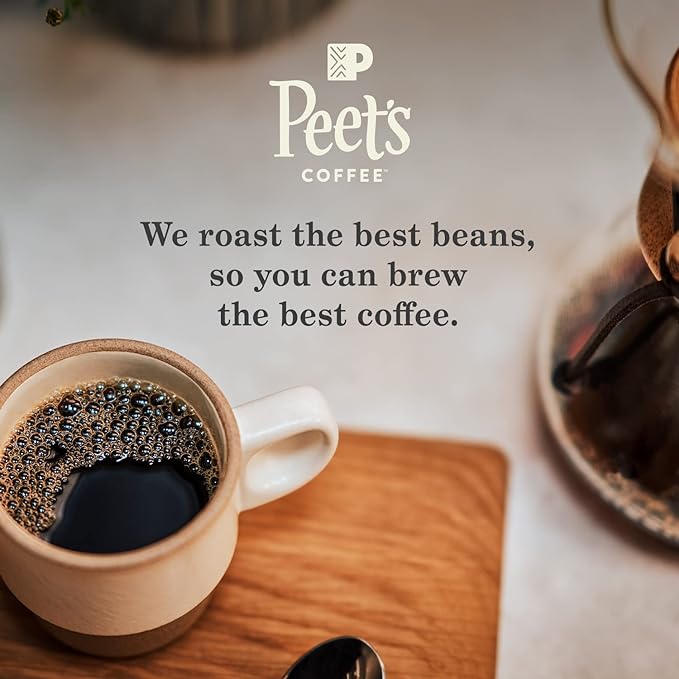 Peet's Coffee, Medium Roast Keurig K-Cup Pods - Café Domingo 88 Count (4 Boxes of 22 K-Cup Pods)