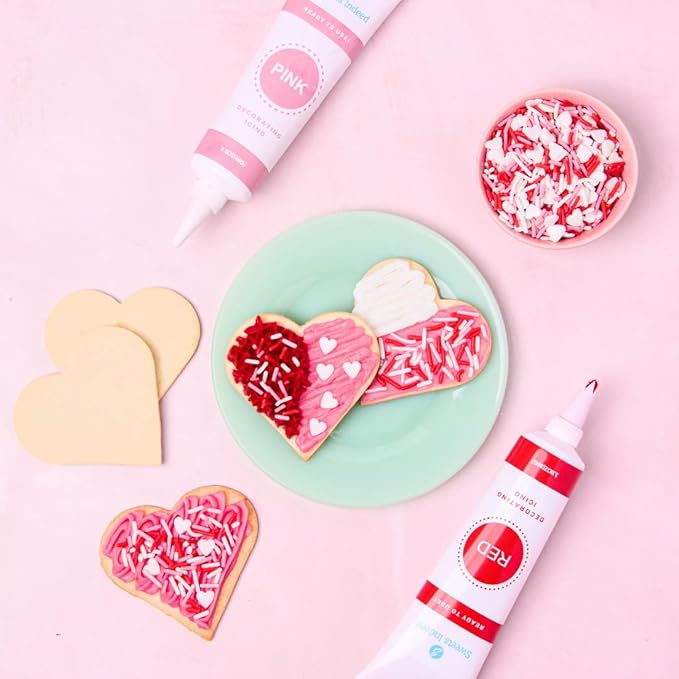 Sweets Indeed Frosting Kit plus Sprinkles Frosting Tubes nozzles 11.71 ounces Perfect for baking