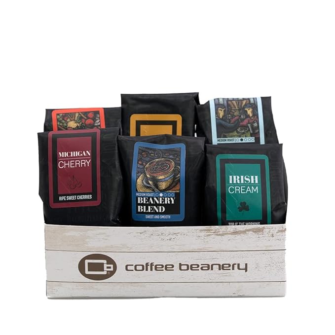 Sampler Coffee Variety Pack | 100% Specialty Arabica Coffee | 6 1.75oz Try-Me-Size one pot bags