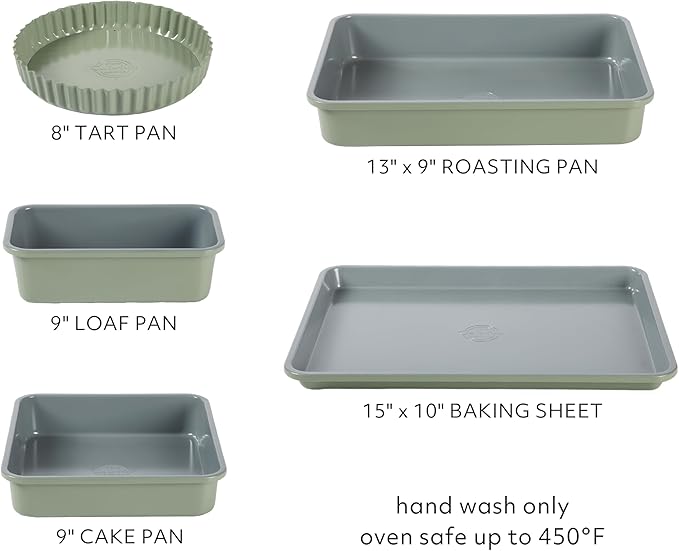 Sur La Table Kitchen Essential Carbon Steel Baking Pans Bakeware Set W/Premium PFOA, PFAS, PTFE