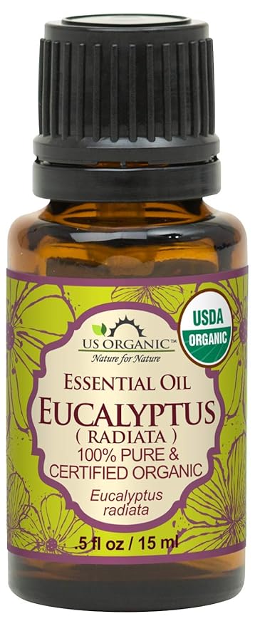 US Organic 100% Pure Eucalyptus Essential Oil (Radiata) - USDA Certified Organic, Steam Distilled