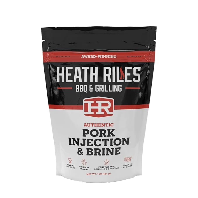 Pork Injection & Brine, Heath Riles Meat Injector, Award Winning Pork Injector & Brine, Made in the