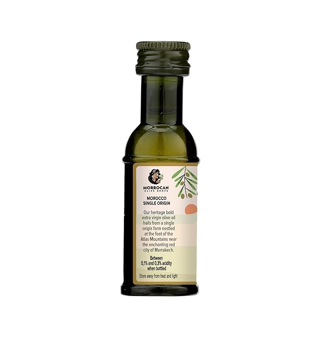 MOROCCAN OLIVE GROVE - Bold & Dynamic - Premium Desert Extra Virgin Cold Extracted Olive Oil, 100%