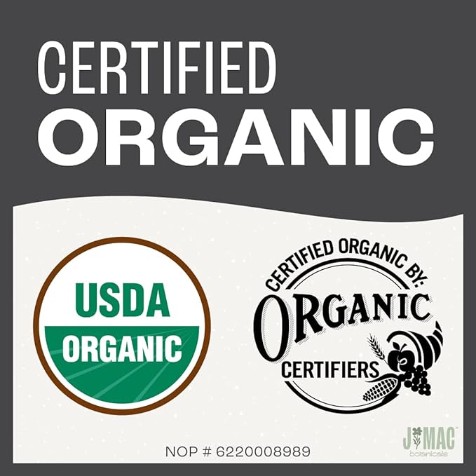 J Mac Botanicals, Organic Rubbed Sage (2 oz), Certified USDA Organic, Dried Rubbed Sage Leaf.