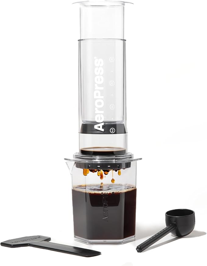 AeroPress Clear XL Coffee Press ??3 in 1 Brew Combines French Press, Pourover, Espresso, Full