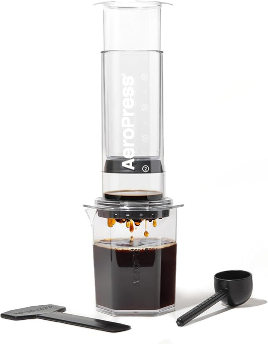 AeroPress Clear XL Coffee Press ??3 in 1 Brew Combines French Press, Pourover, Espresso, Full