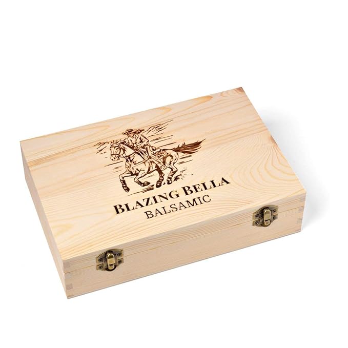 Blazing Bella Chef's Set of Olive Oil and Balsamic Vinegar - Sampler Giftbox