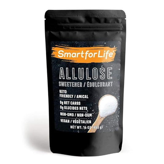 Smart for Life Allulose Sweetener - Zero Net Carbs Keto Sweetener - Low Calorie, Natural Keto Sugar