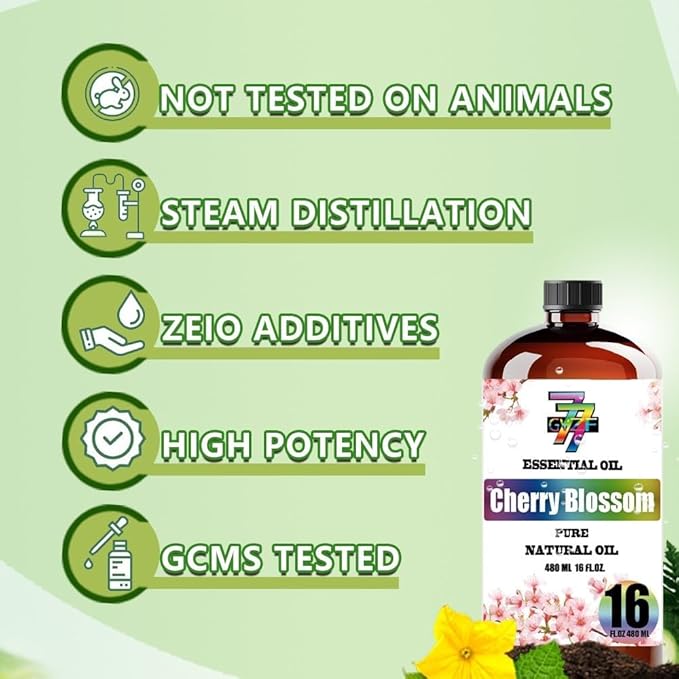 Cherry Blossom Essential Oil (16 oz / 480 ml) ??Cherry Blossom Oils for diffusers, humidifiers