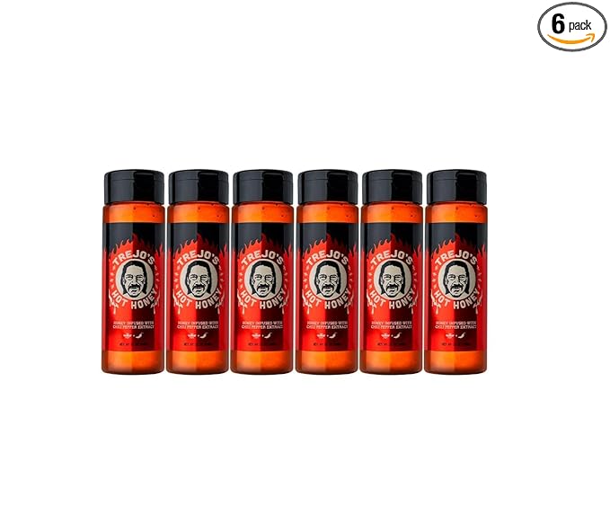 Trejo's Tacos Hot Honey | Sweet and Spicy Honey Hot Sauce | Infused with Chili Pepper Extract |