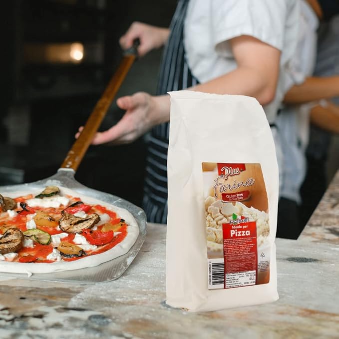 Gluten Free Flour, Pizza Flour, Lactose Free, 2.2lb, All Natural, Multi Purpose Flour & Starch