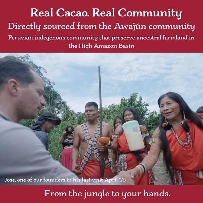 Cacao Adventures Ceremonial Cacao Block | 100% Pure Cacao from Peru, Untempered, Unsweetened