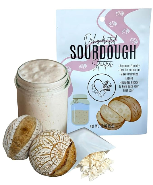 Dehydrated Sourdough Starter by Made With Loave | INCLUDES Recipe | Beginner Friendly | As Seen On