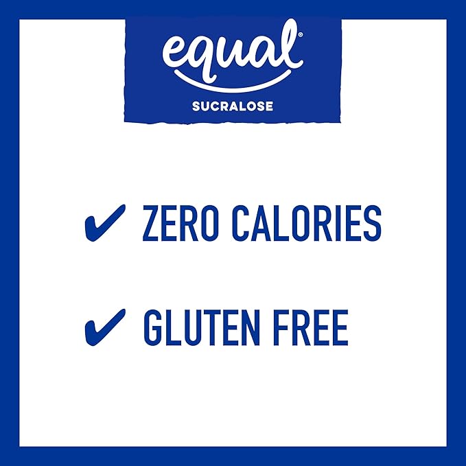 EQUAL Yellow Zero Calorie Sweetener, Sucralose Sugar Substitute, Zero Calorie Sugar Alternative