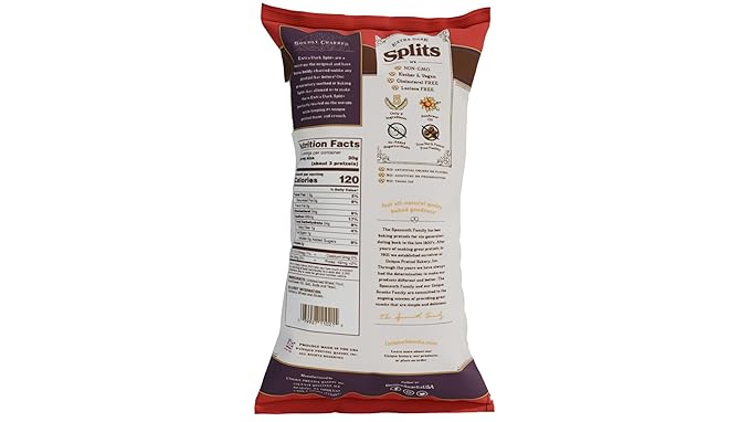 Unique Snacks Extra Dark Splits Pretzels, Original Split-Open Pretzels, Delicious Homestyle Baked