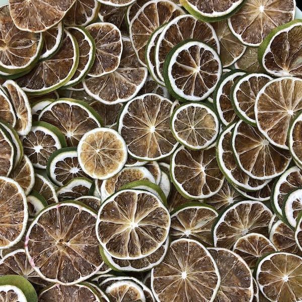 Dehydrated Dried Lime Slices Wheels | 50 + Servings Approx. | 100% Natural No Added Sugars |