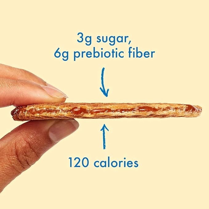 Rip Van Wafels Dutch Caramel & Vanilla Stroopwafels - Healthy Snacks - Non GMO- Keto Friendly