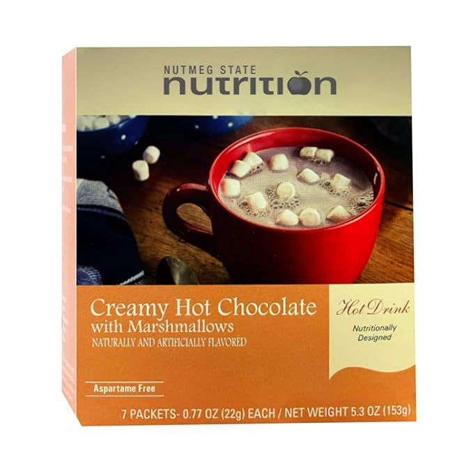 Nutmeg State Nutrition - High Protein Hot Cocoa - Instant Low Carb, Low Calorie Hot Chocolate Mix