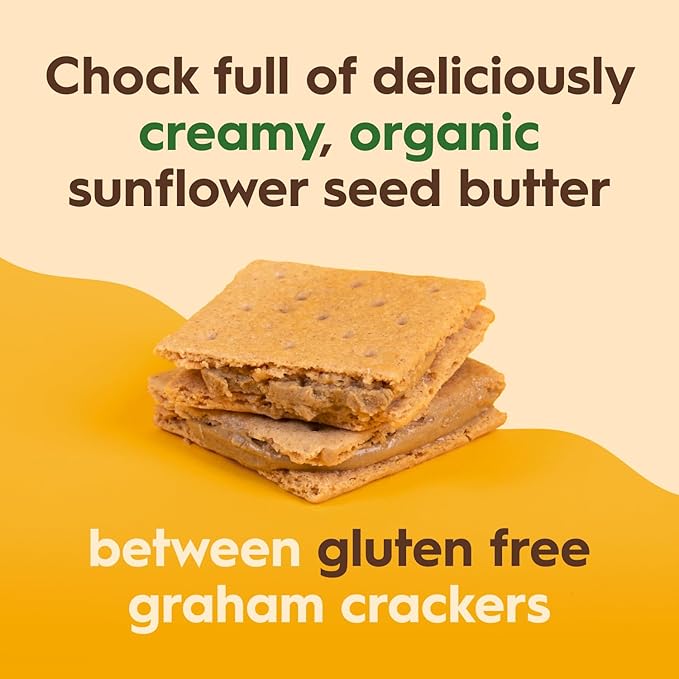 Once Again Sunflower Butter Graham Sandwiches - Gluten Free Snacks for Kids & Adults - Sandwich