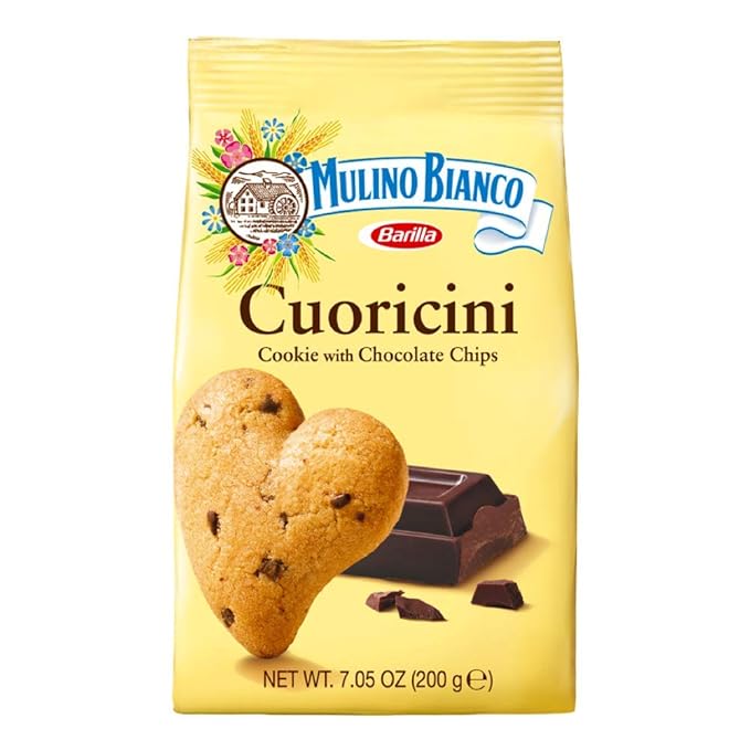 Mulino Bianco Cuoricini Cookies Pack of 10 (7.05 Ounce) Bag